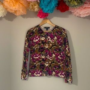 August Silk Floral Cardigan